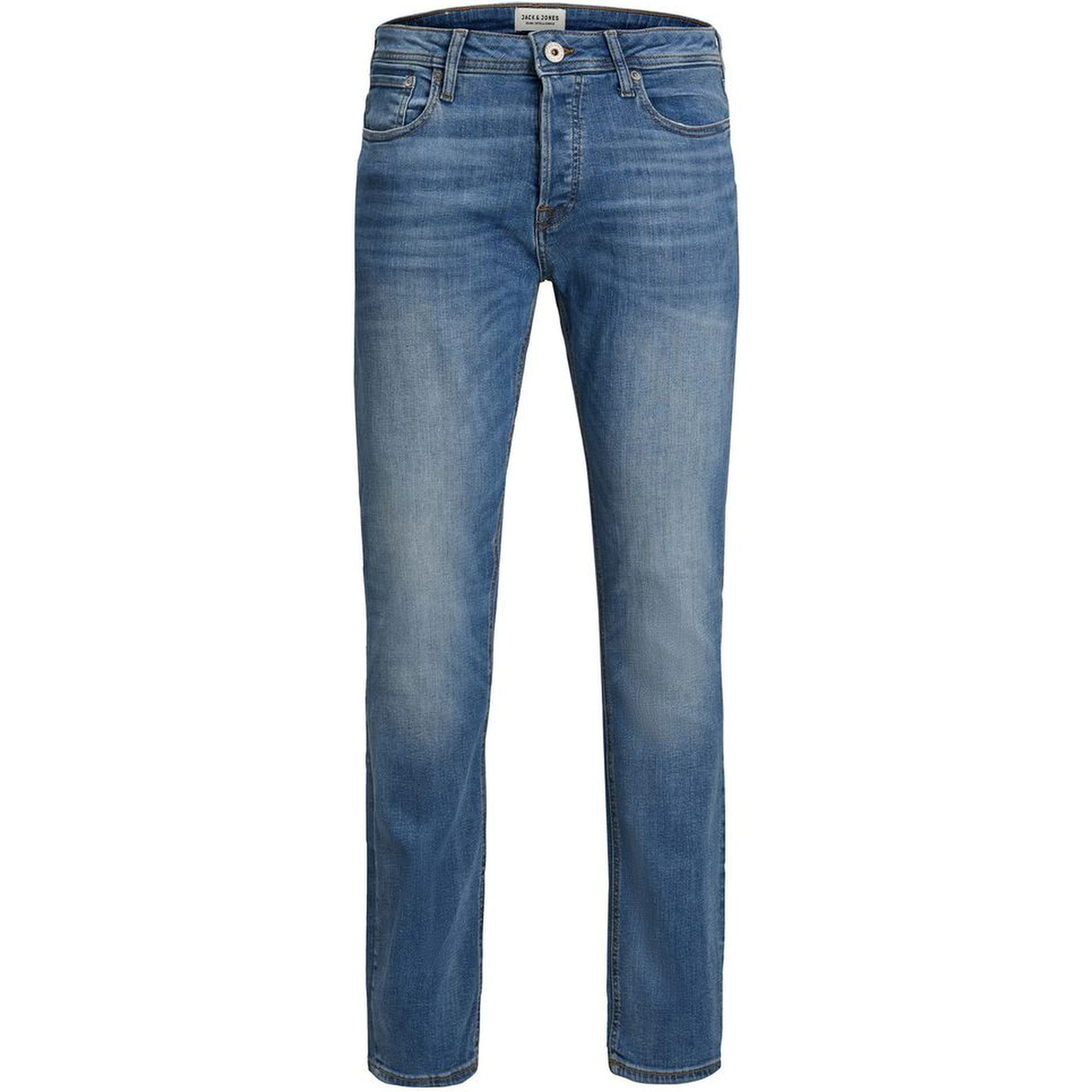 Blue Cotton Skinny Jeans