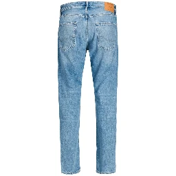 Blue Cotton Relaxed Fit Jeans