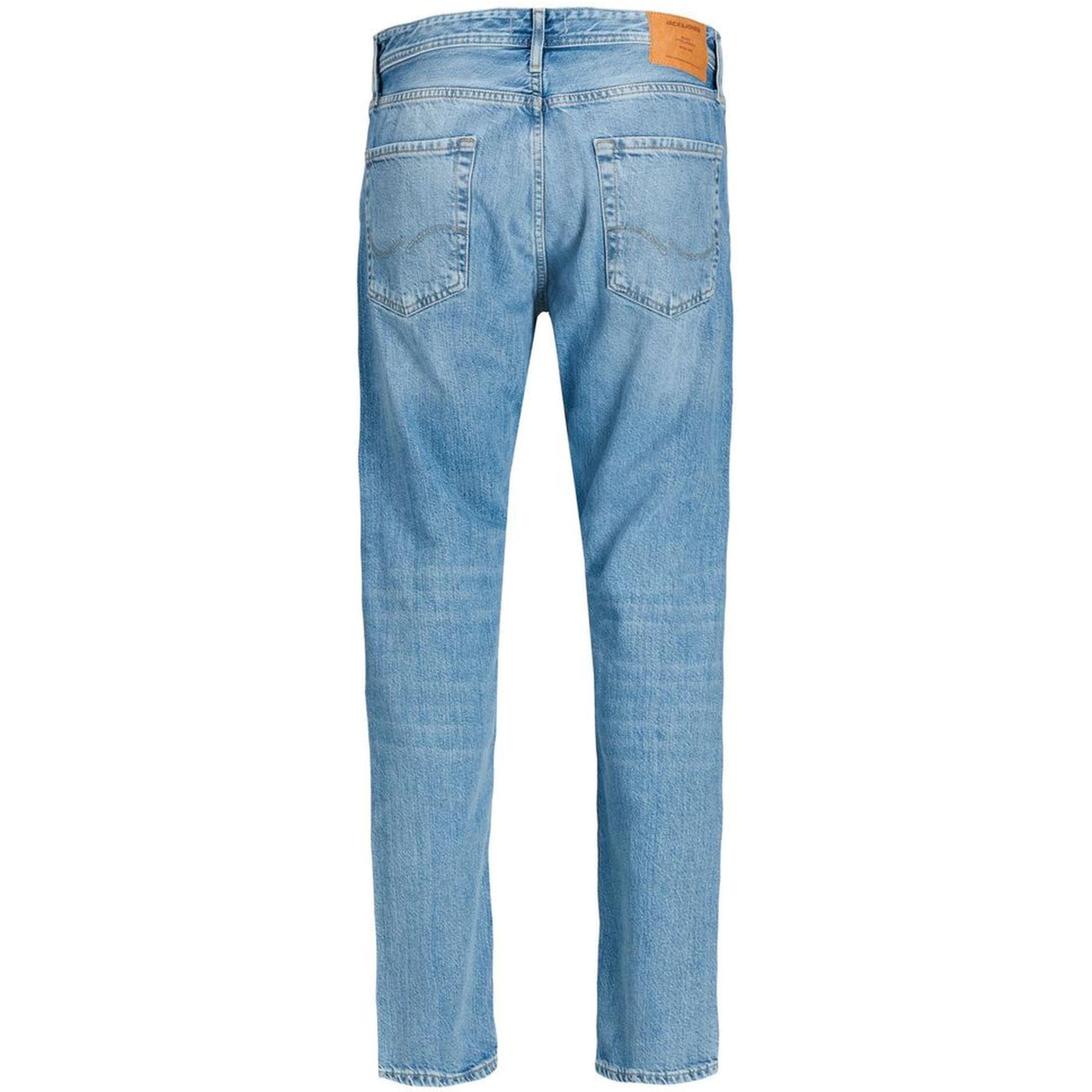 Blue Cotton Relaxed Fit Jeans