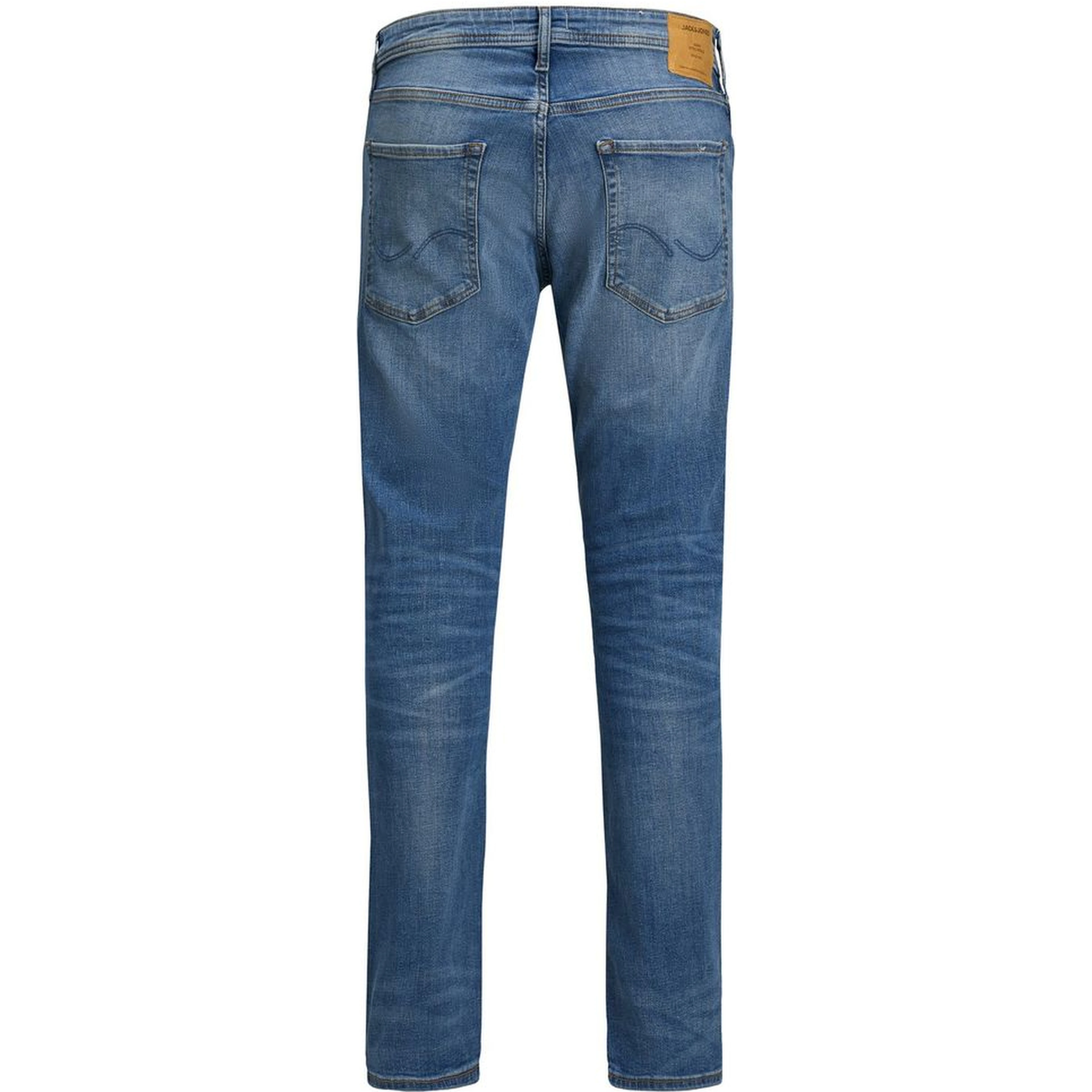 Blue Cotton Skinny Jeans