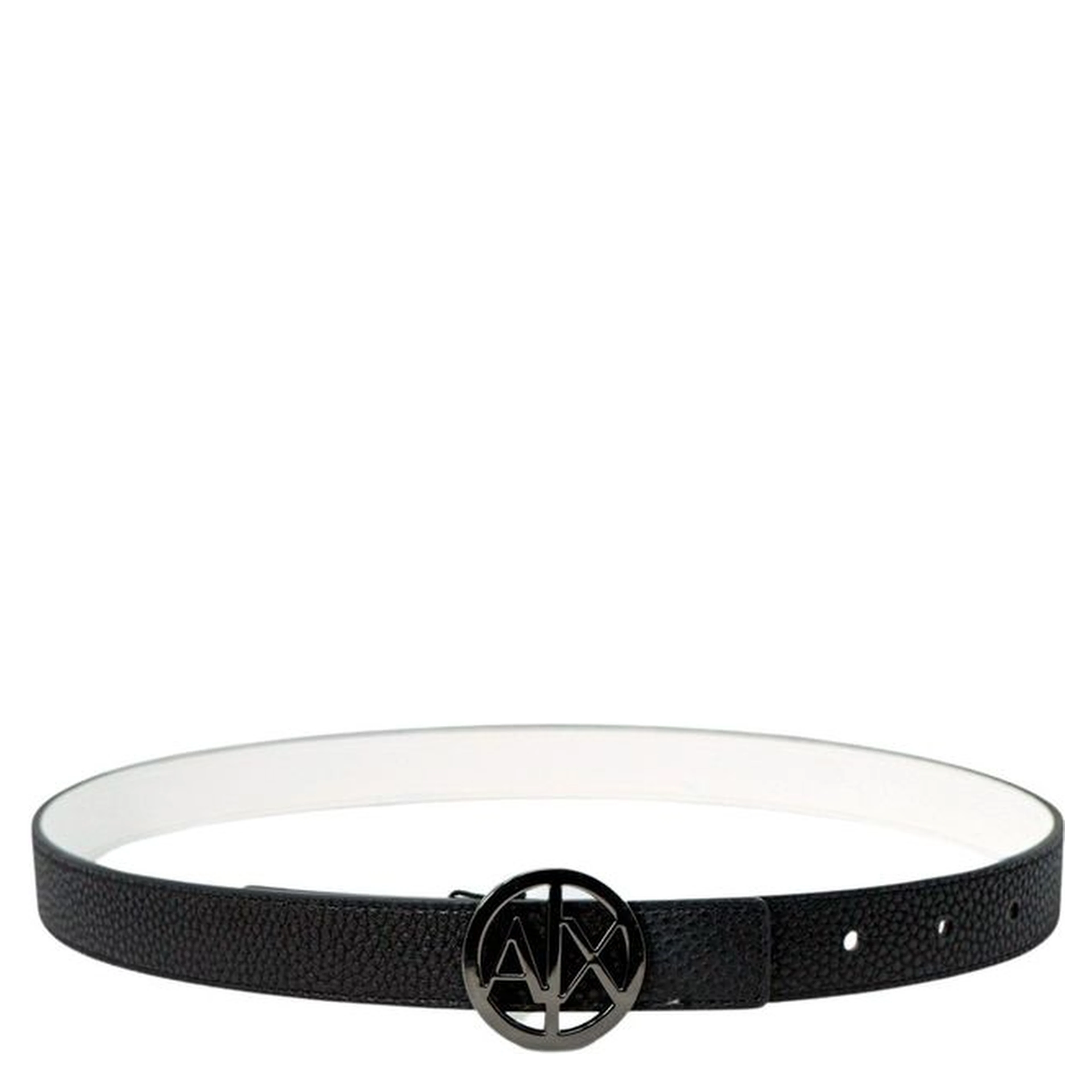 Black Polyester Thin Belt
