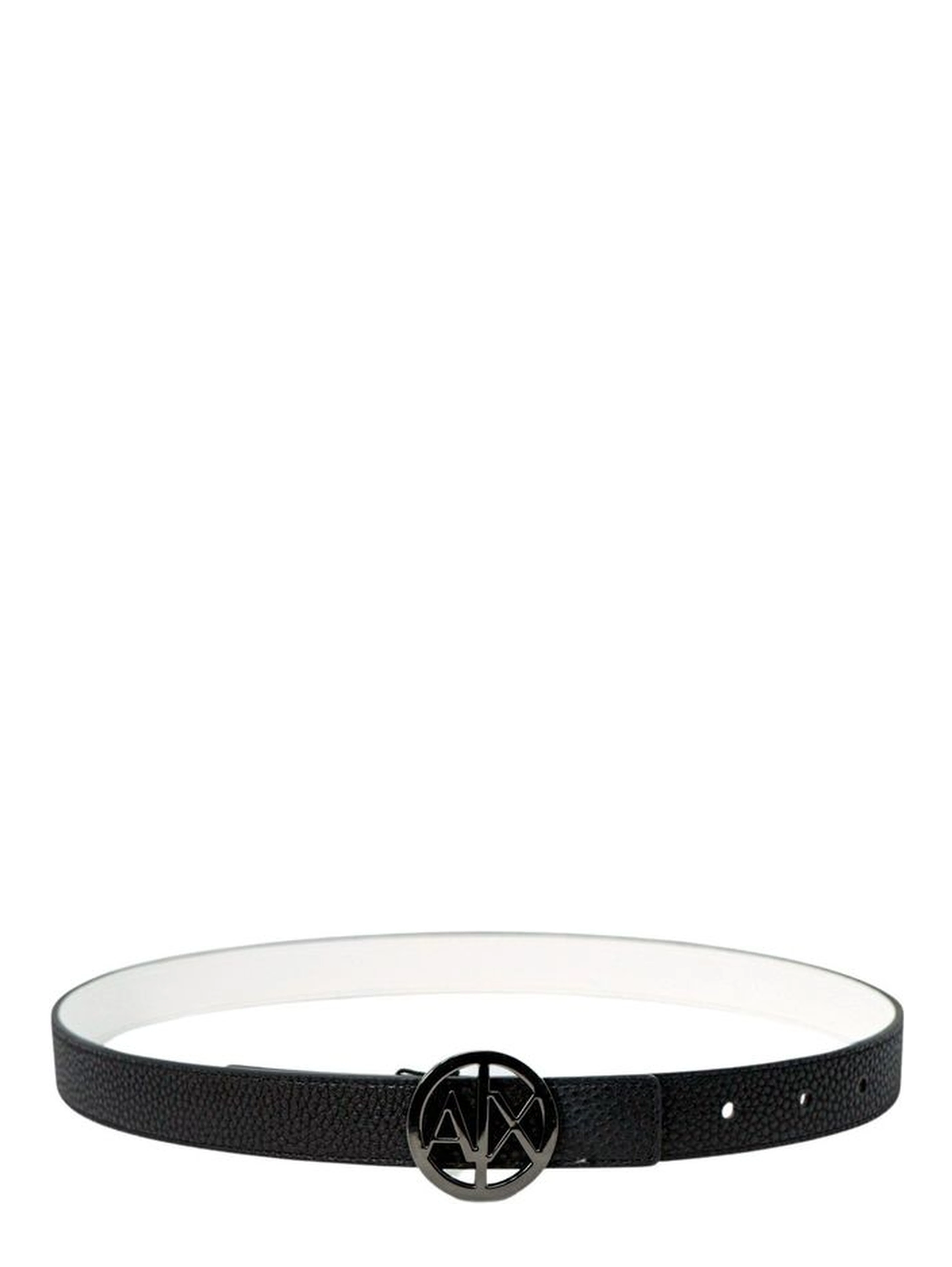 Black Polyester Thin Belt