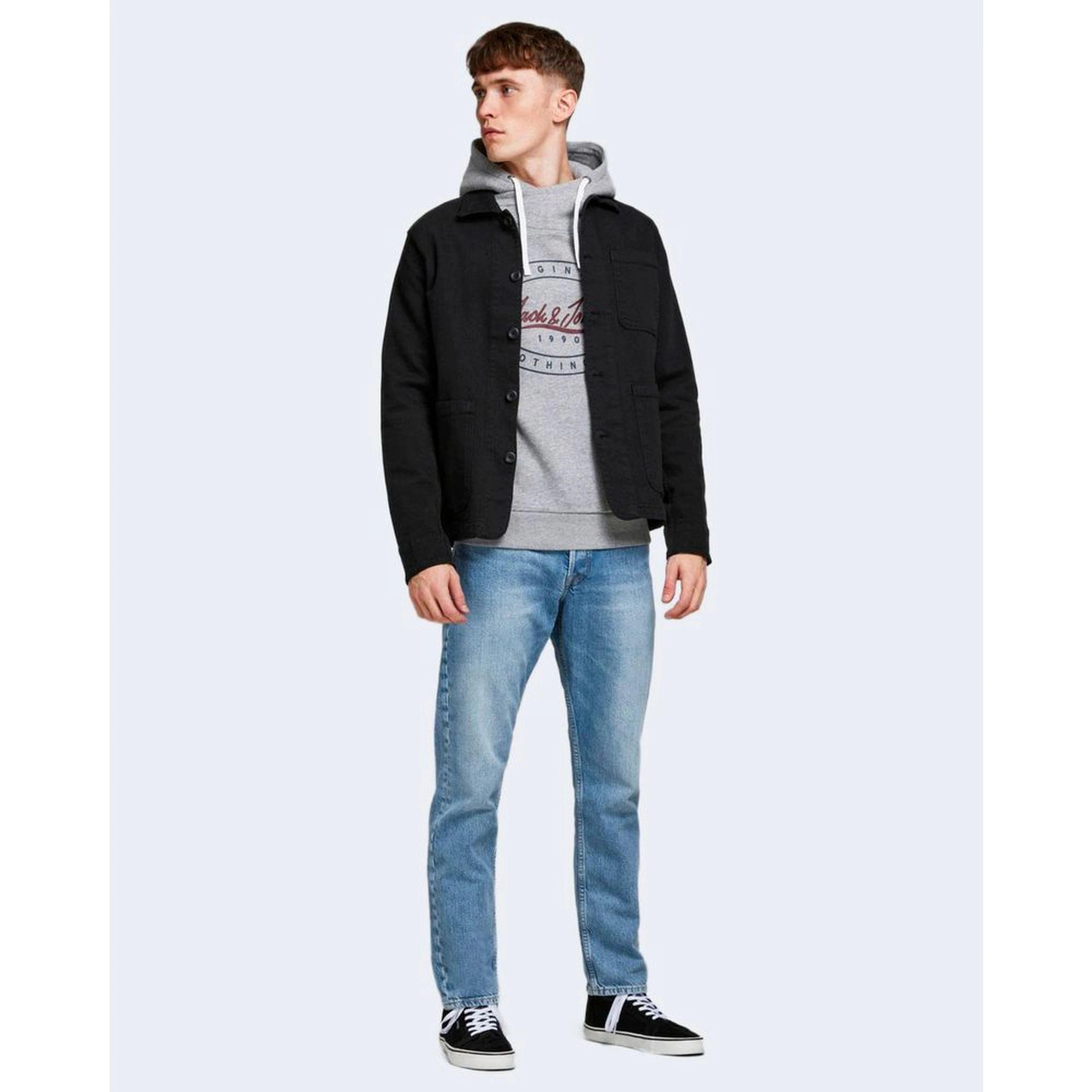 Blue Cotton Relaxed Fit Jeans
