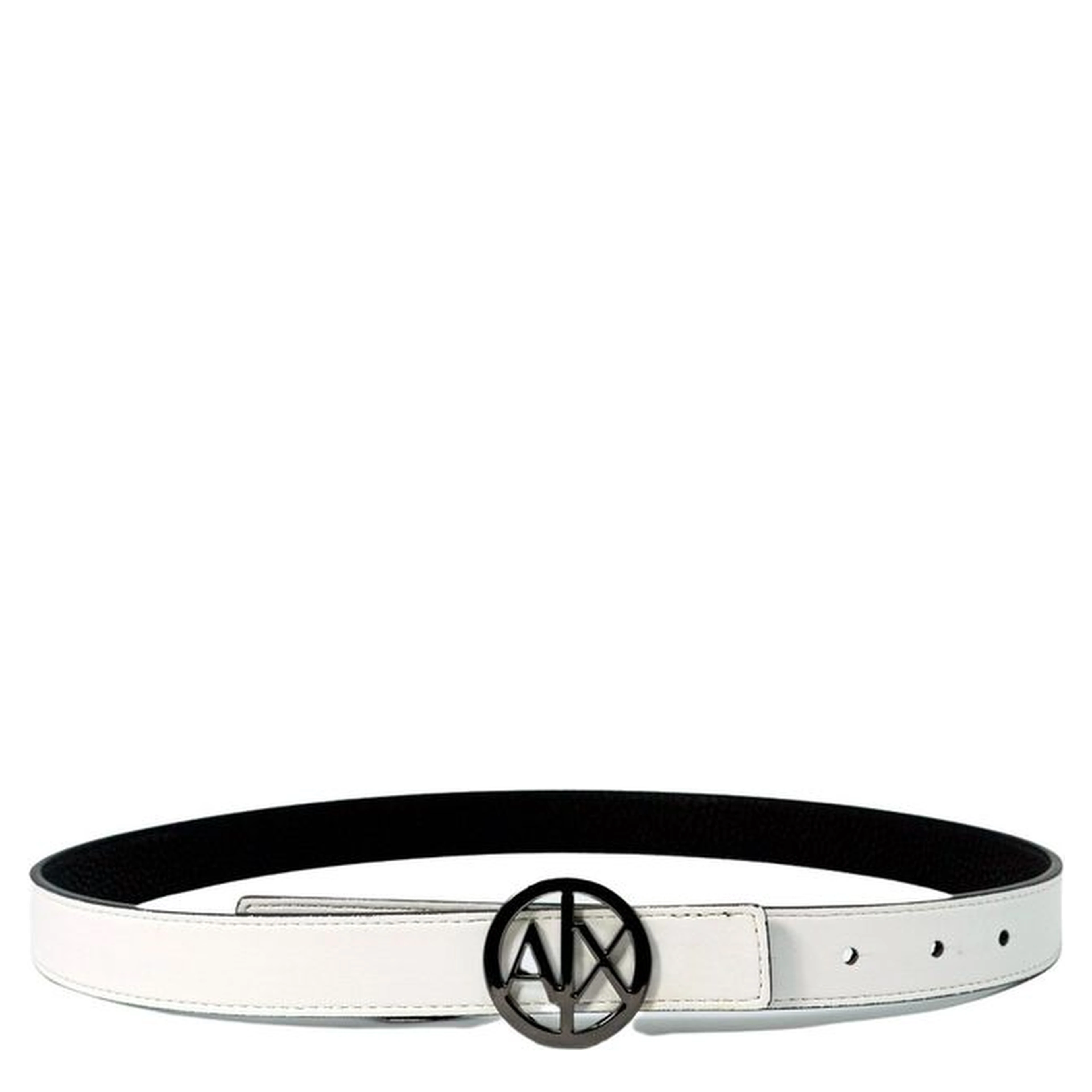 Black Polyester Thin Belt