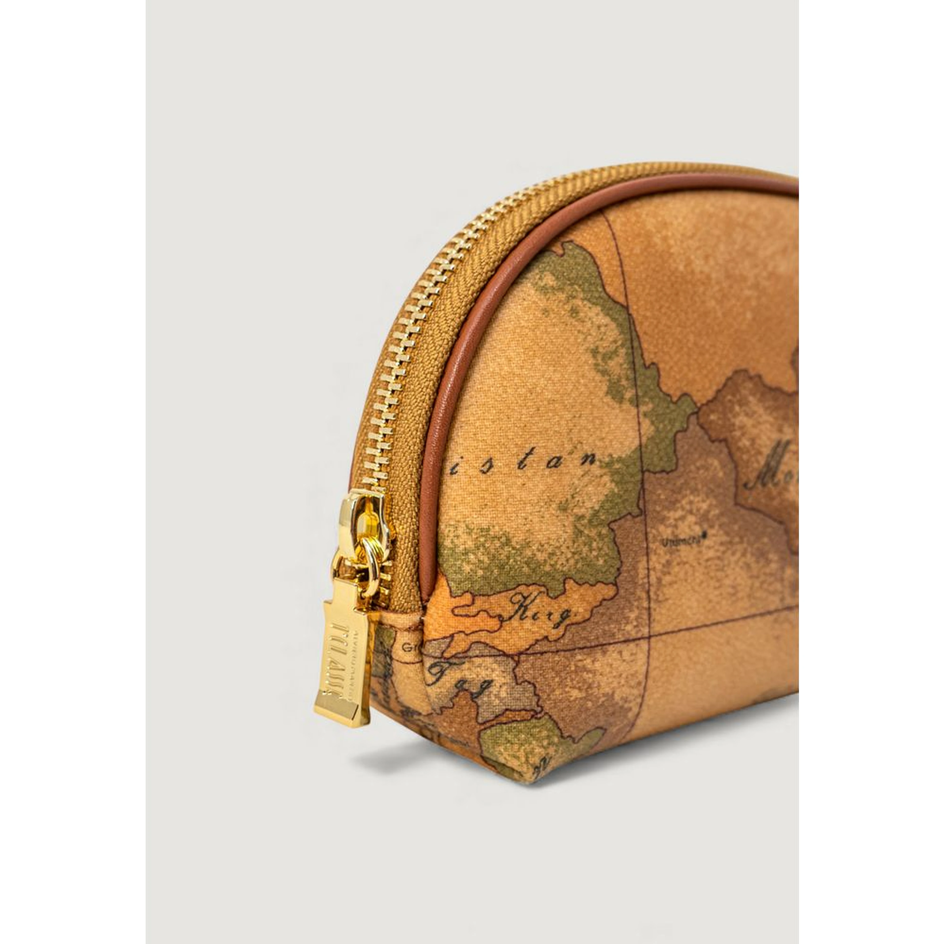 Beige Cotton Clutch Bag