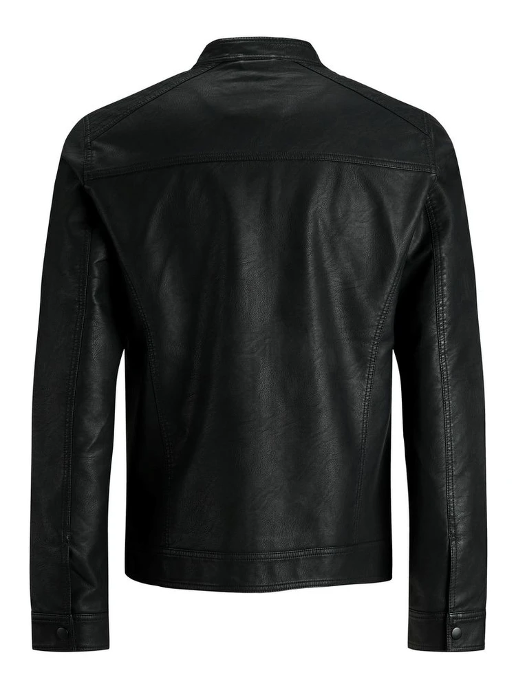 Black Polyamide Leather Jacket alternative