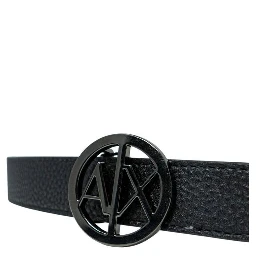 Black Polyester Thin Belt