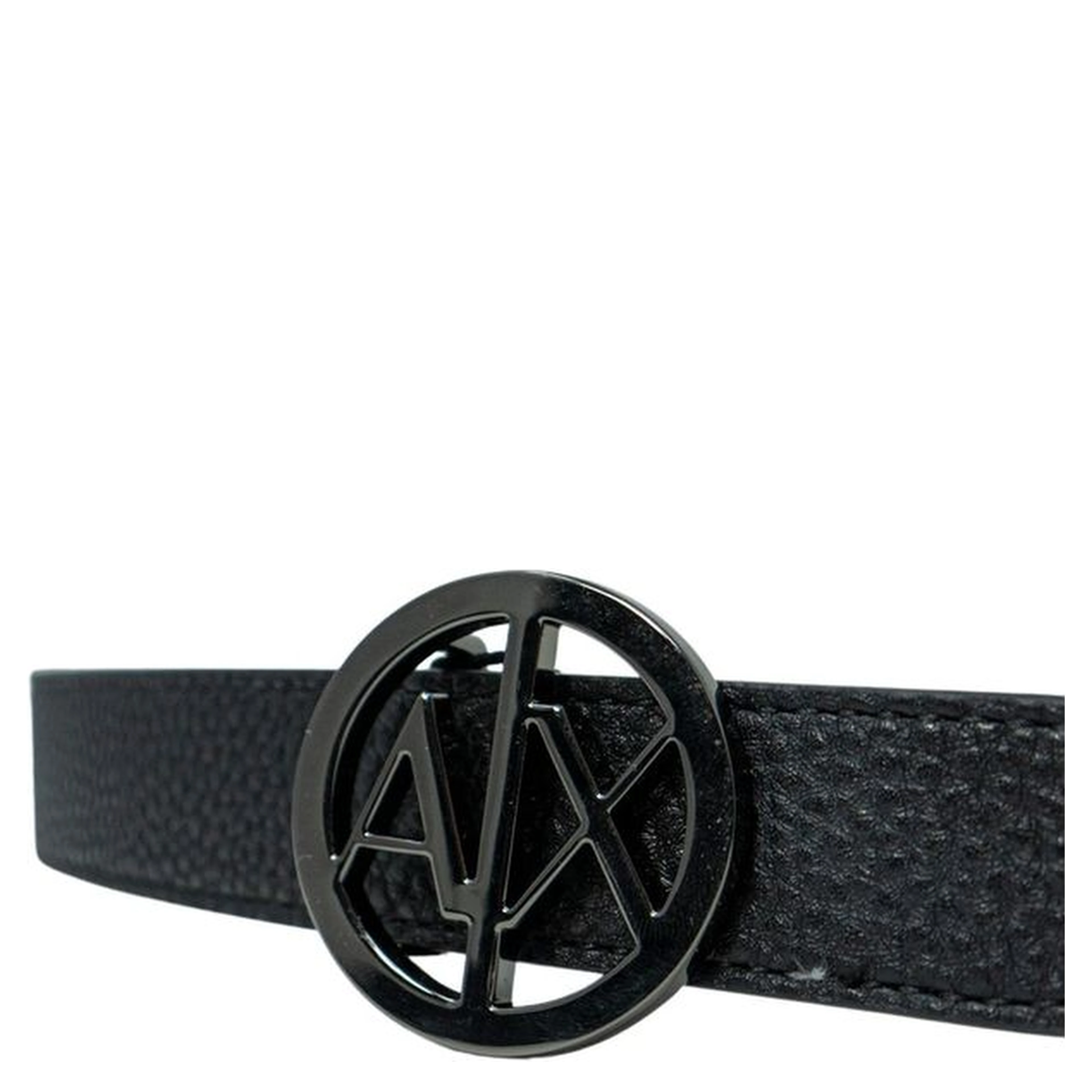 Black Polyester Thin Belt