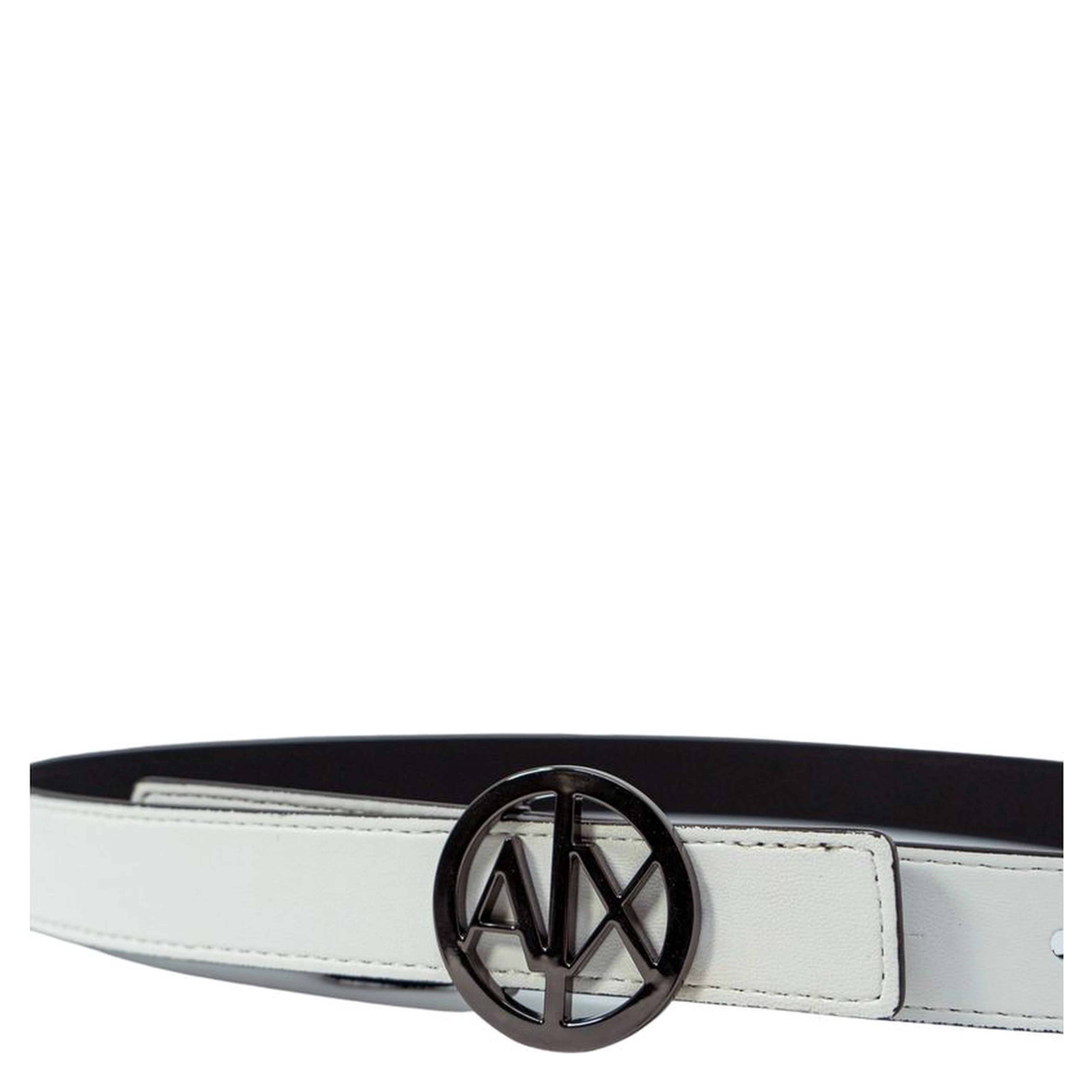 Black Polyester Thin Belt
