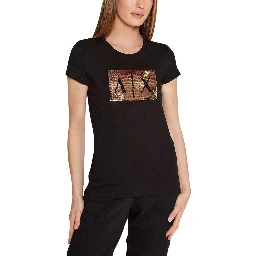 Black Cotton T-Shirt