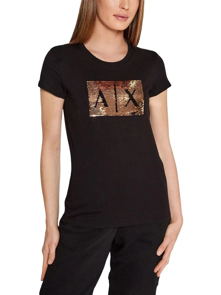 Black Cotton T-Shirt