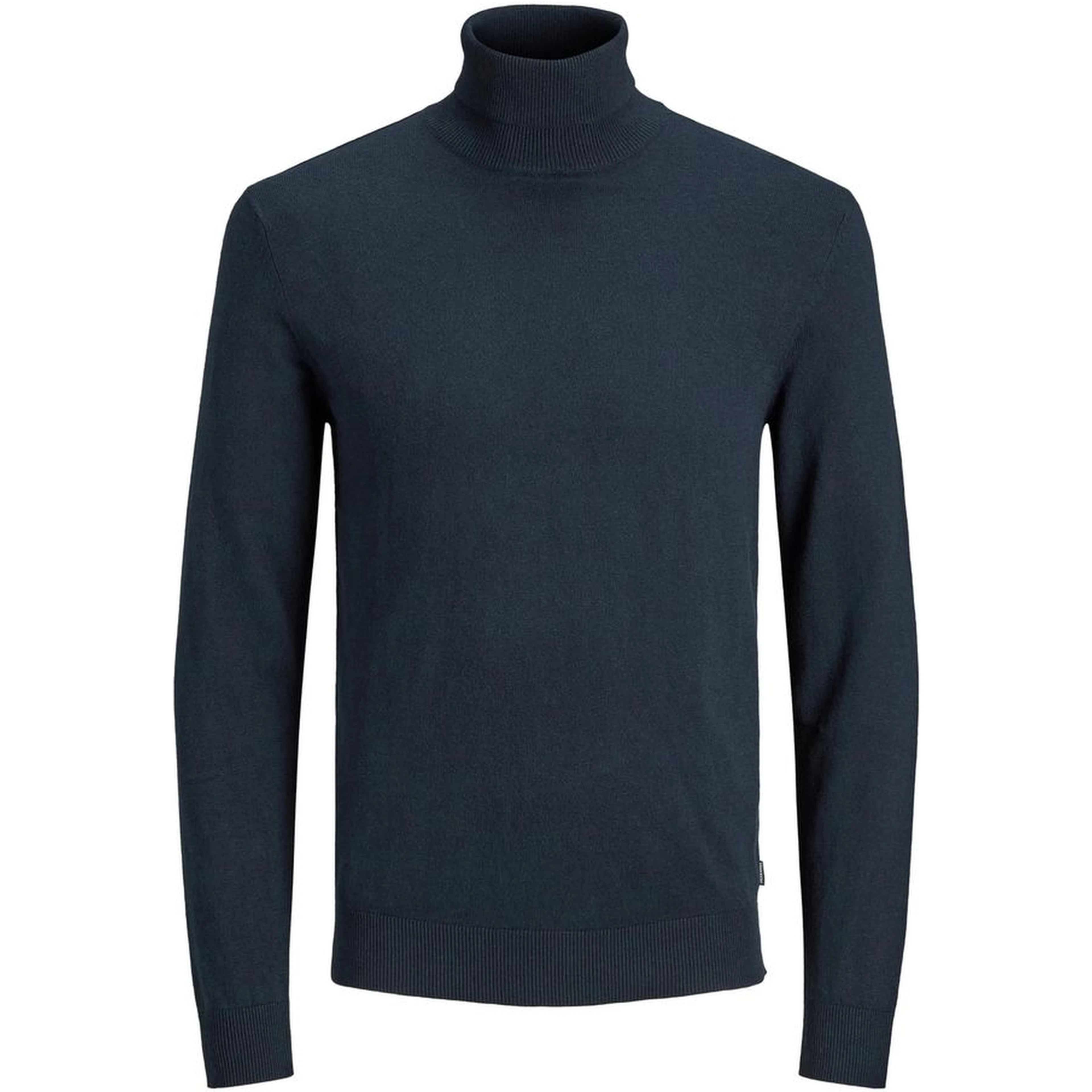 Blue Cotton Turtleneck