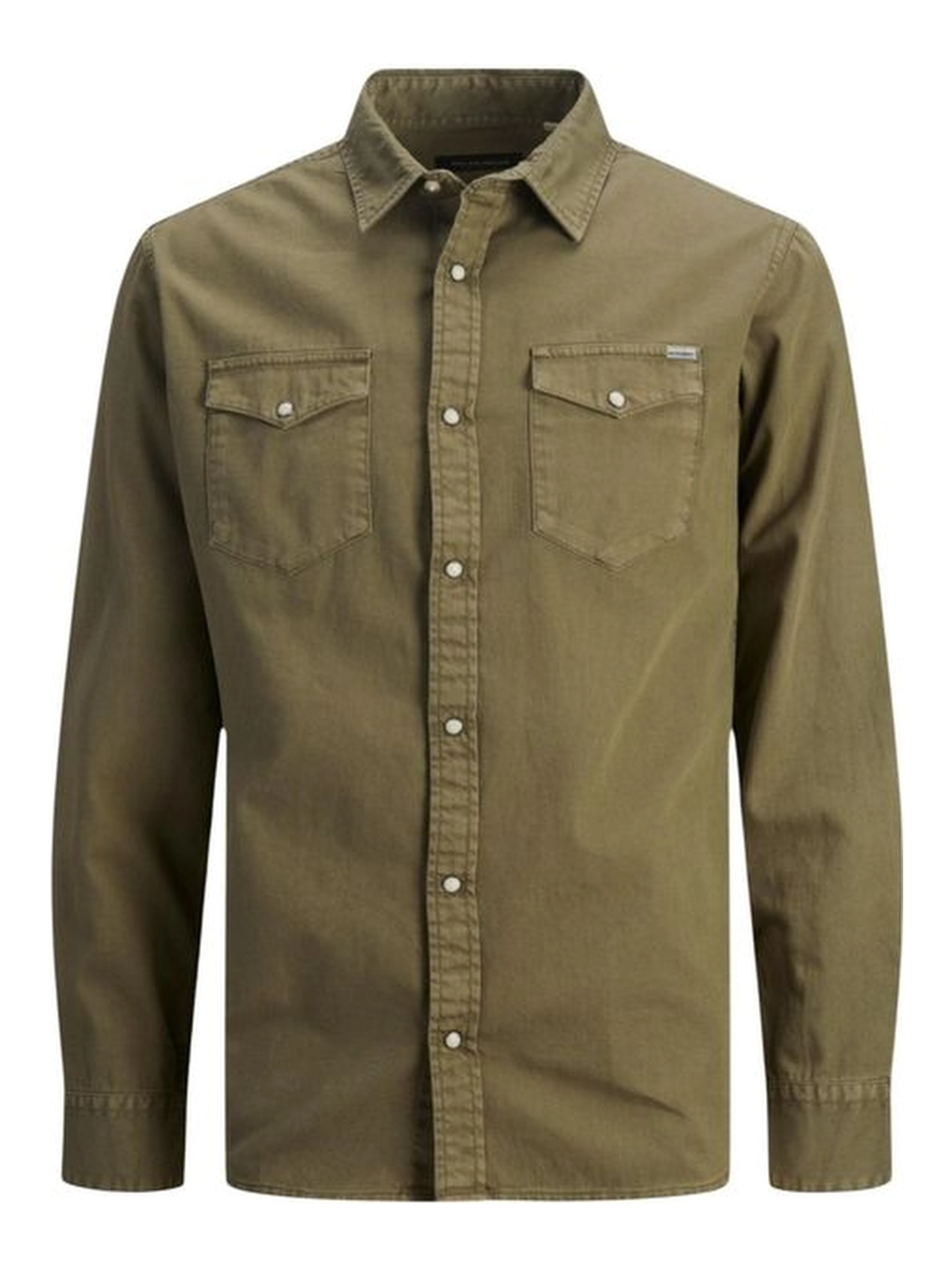 Green Denim Shirt