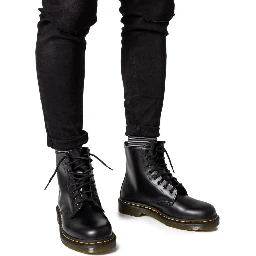Black Leather Athletic Sneakers