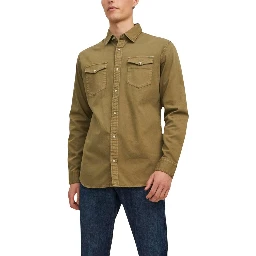 Green Denim Shirt