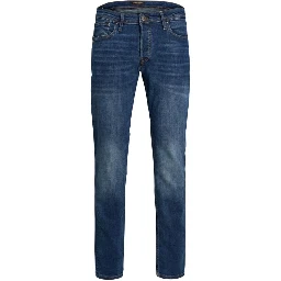 Blue Cotton Skinny Jeans