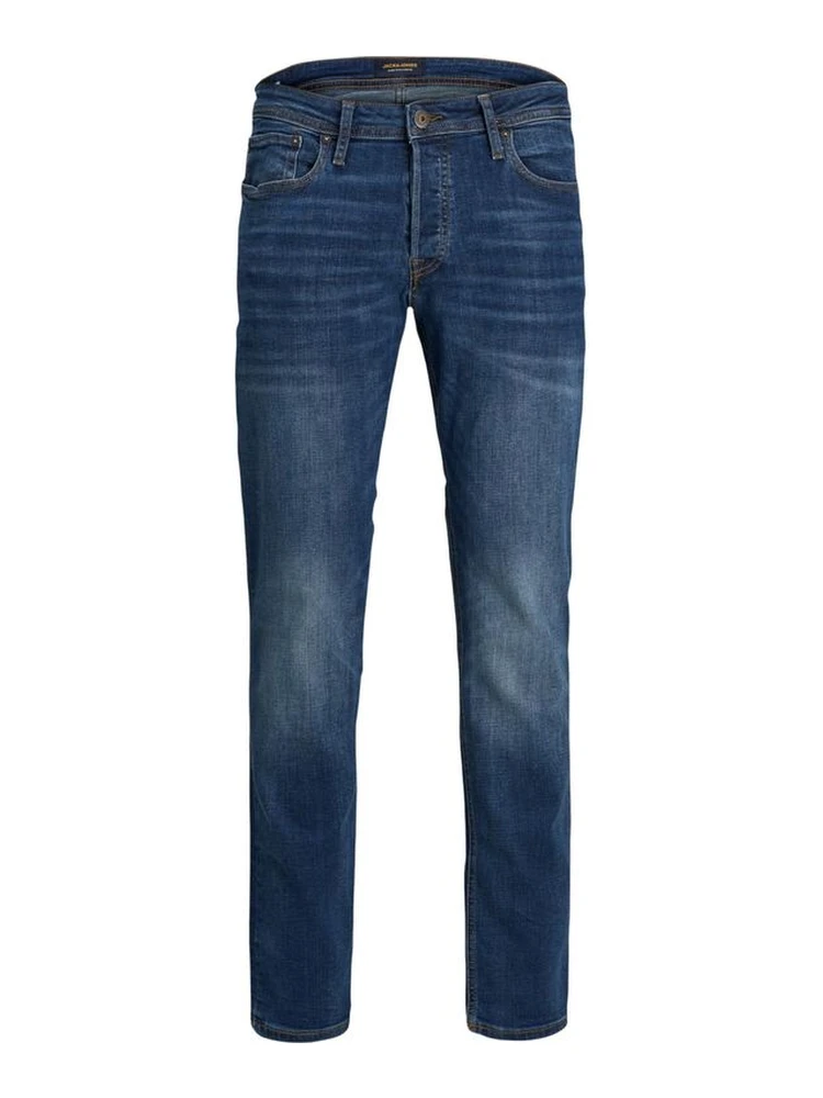 Blue Cotton Skinny Jeans