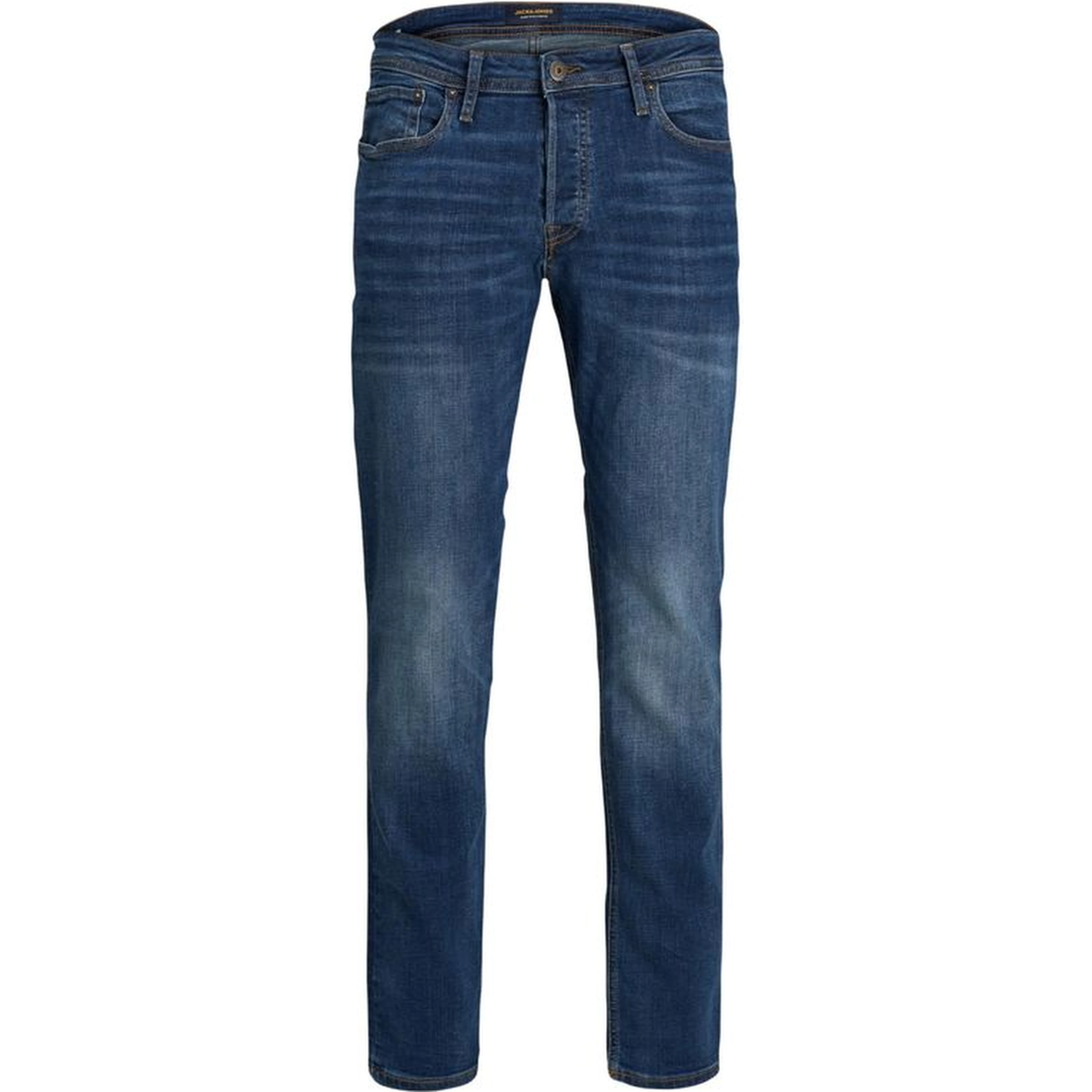 Blue Cotton Skinny Jeans