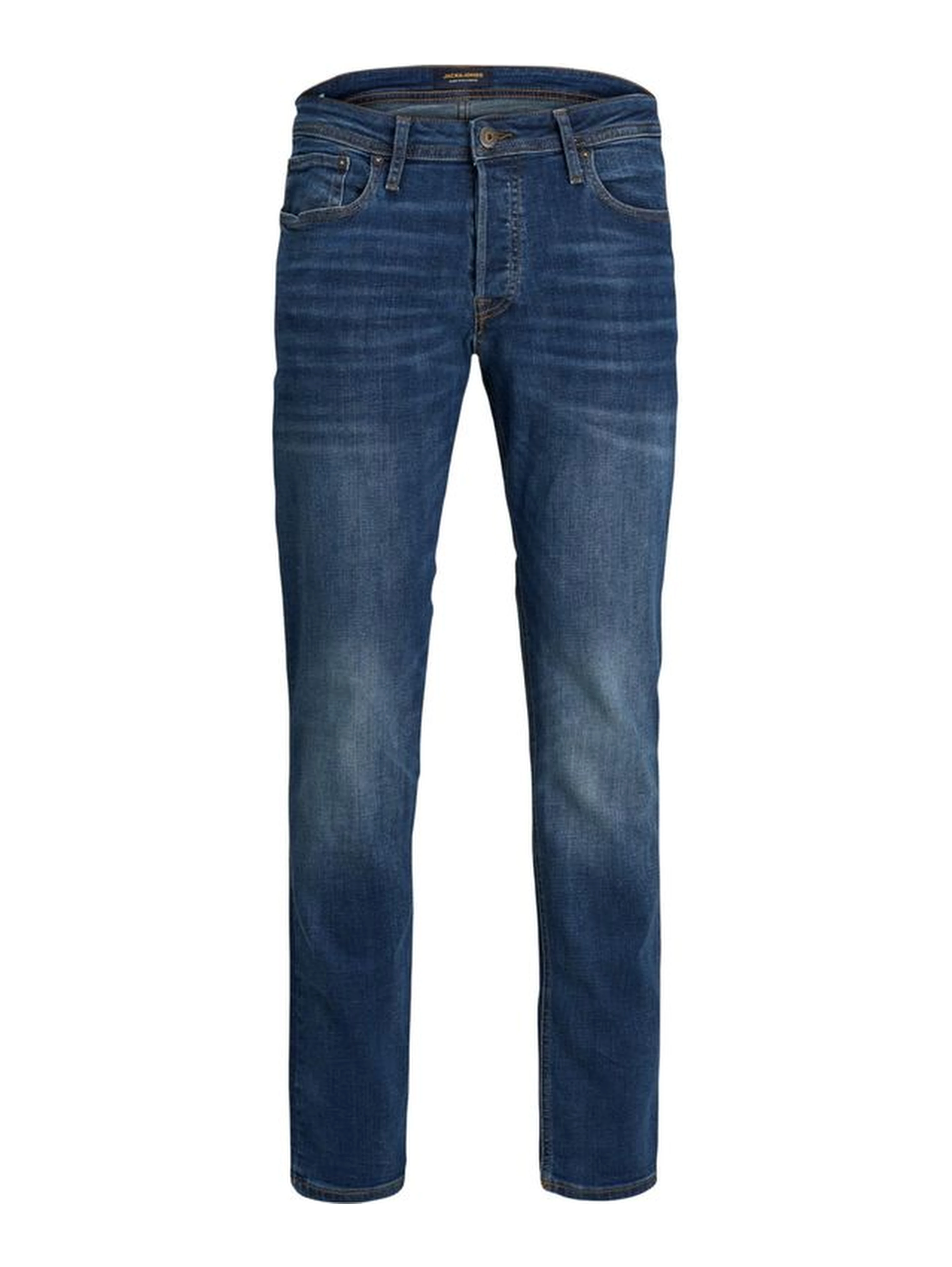 Blue Cotton Skinny Jeans