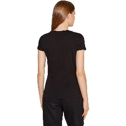 Black Cotton T-Shirt