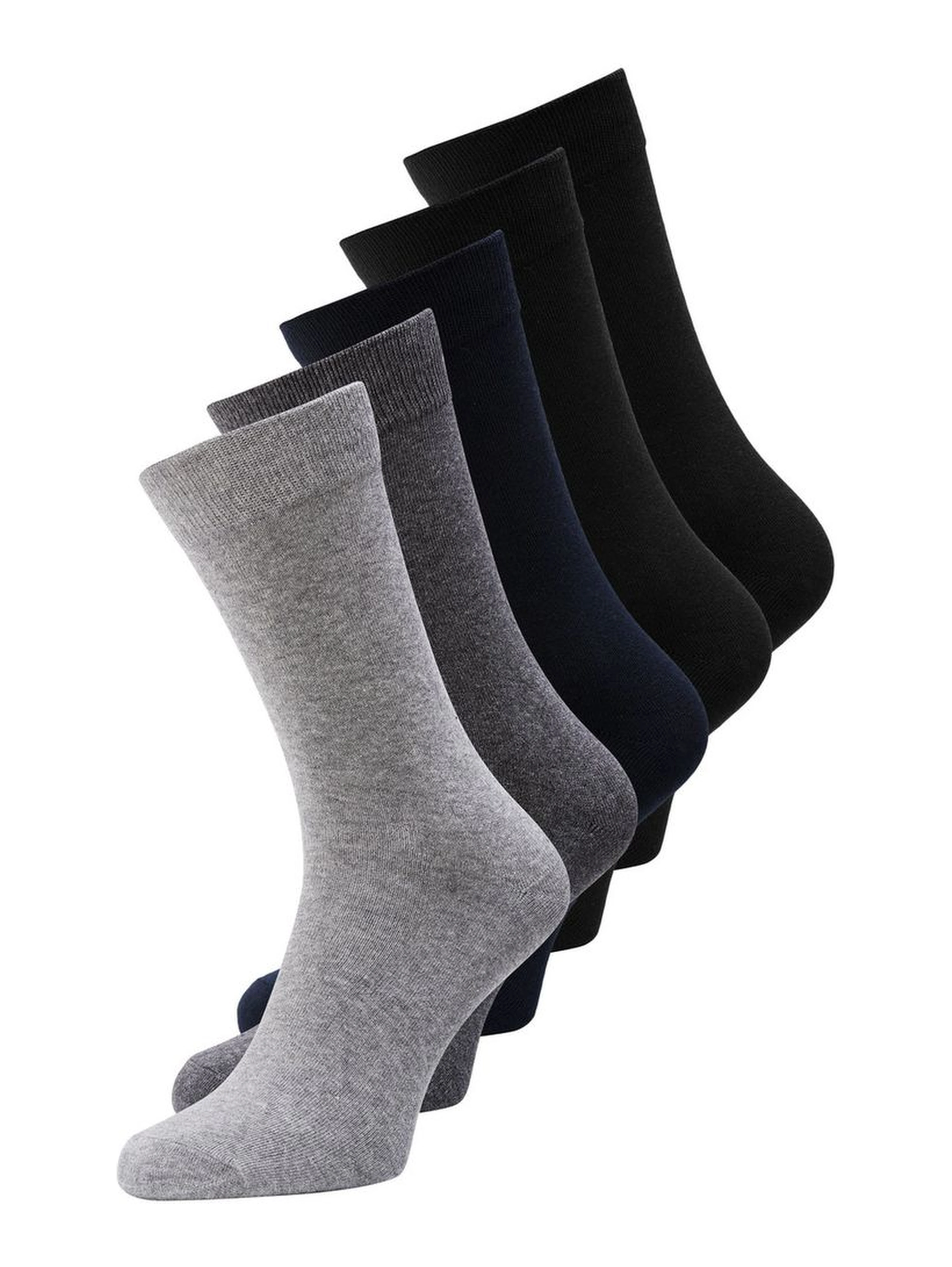 Gray Cotton Socks