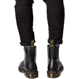 Black Leather Athletic Sneakers