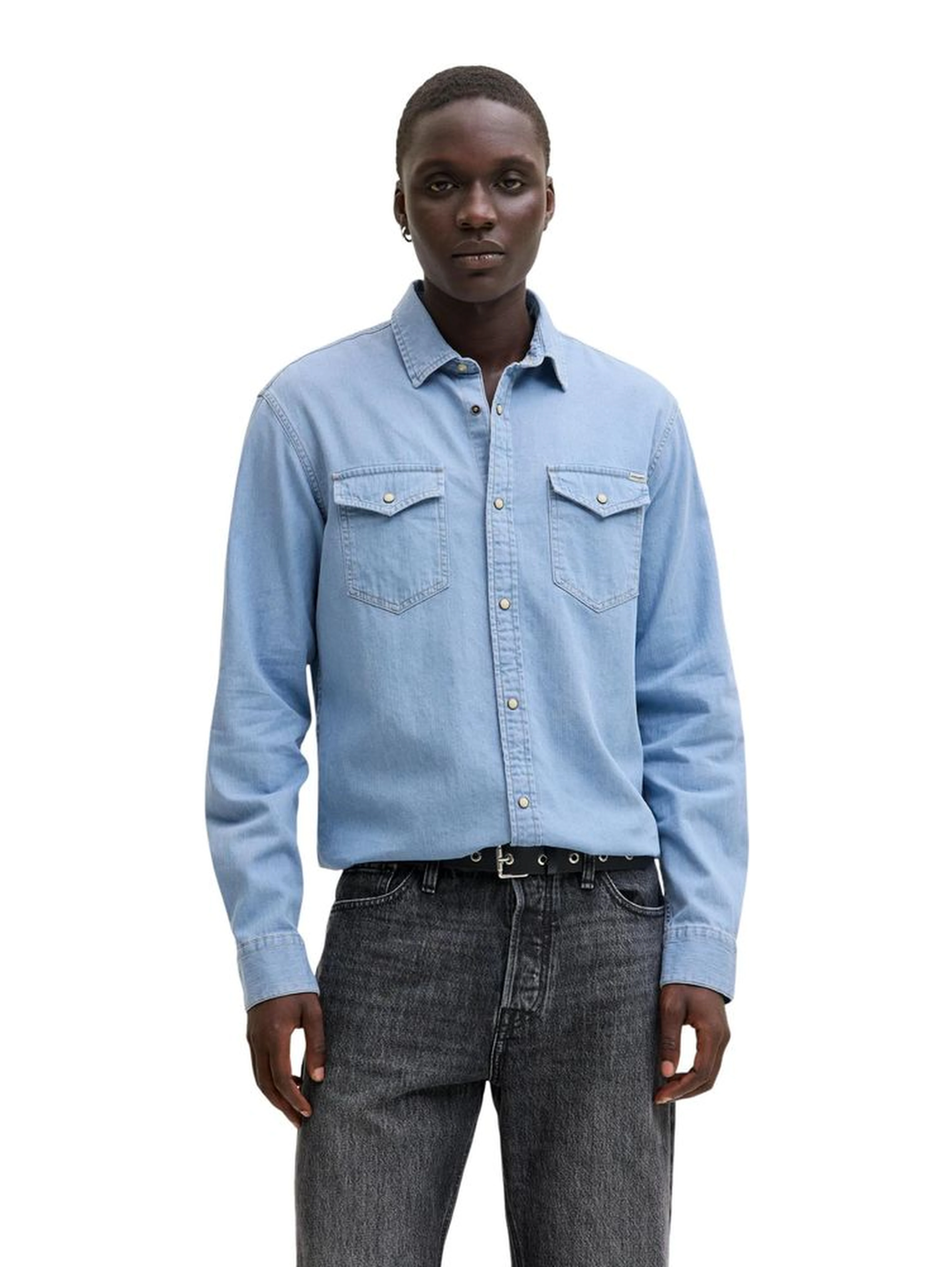 Light Blue Denim Shirt