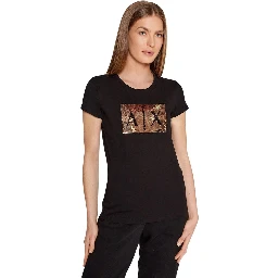 Black Cotton T-Shirt
