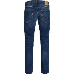 Blue Cotton Skinny Jeans