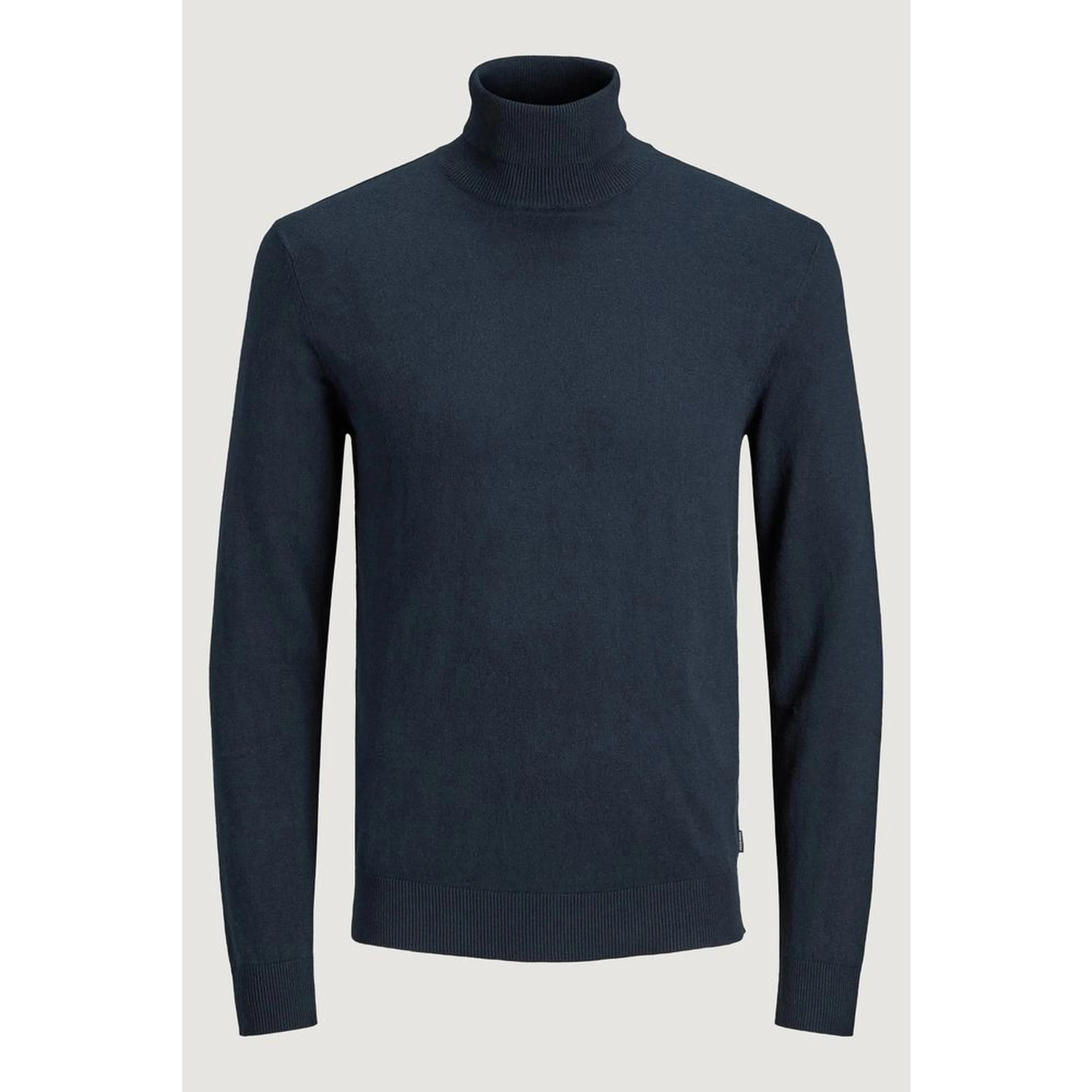 Blue Cotton Turtleneck