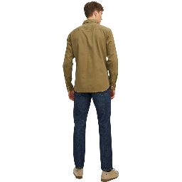 Green Denim Shirt