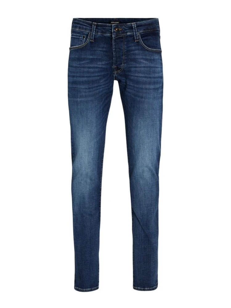 Blue Cotton Skinny Jeans