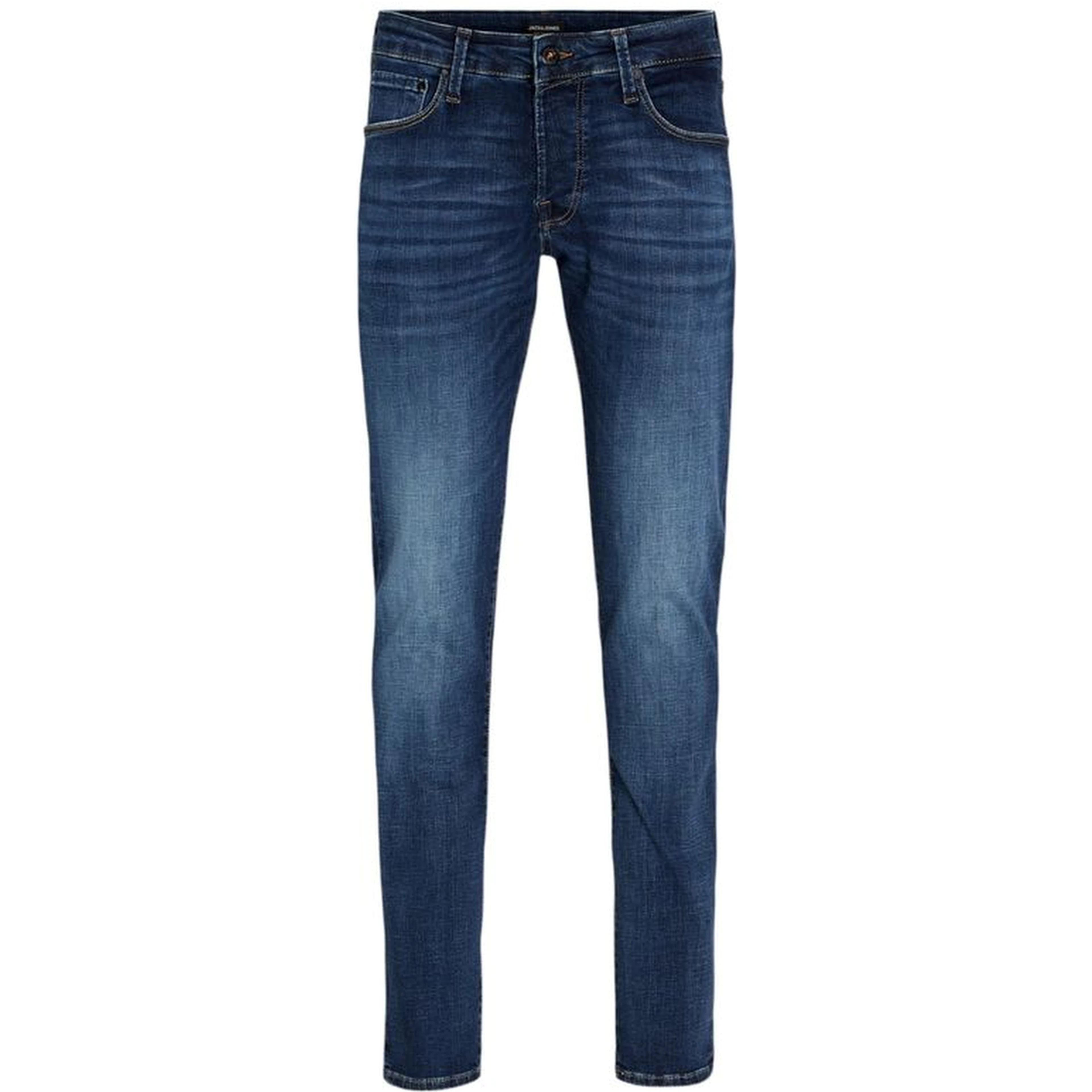 Blue Cotton Skinny Jeans