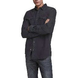 Black Denim Shirt