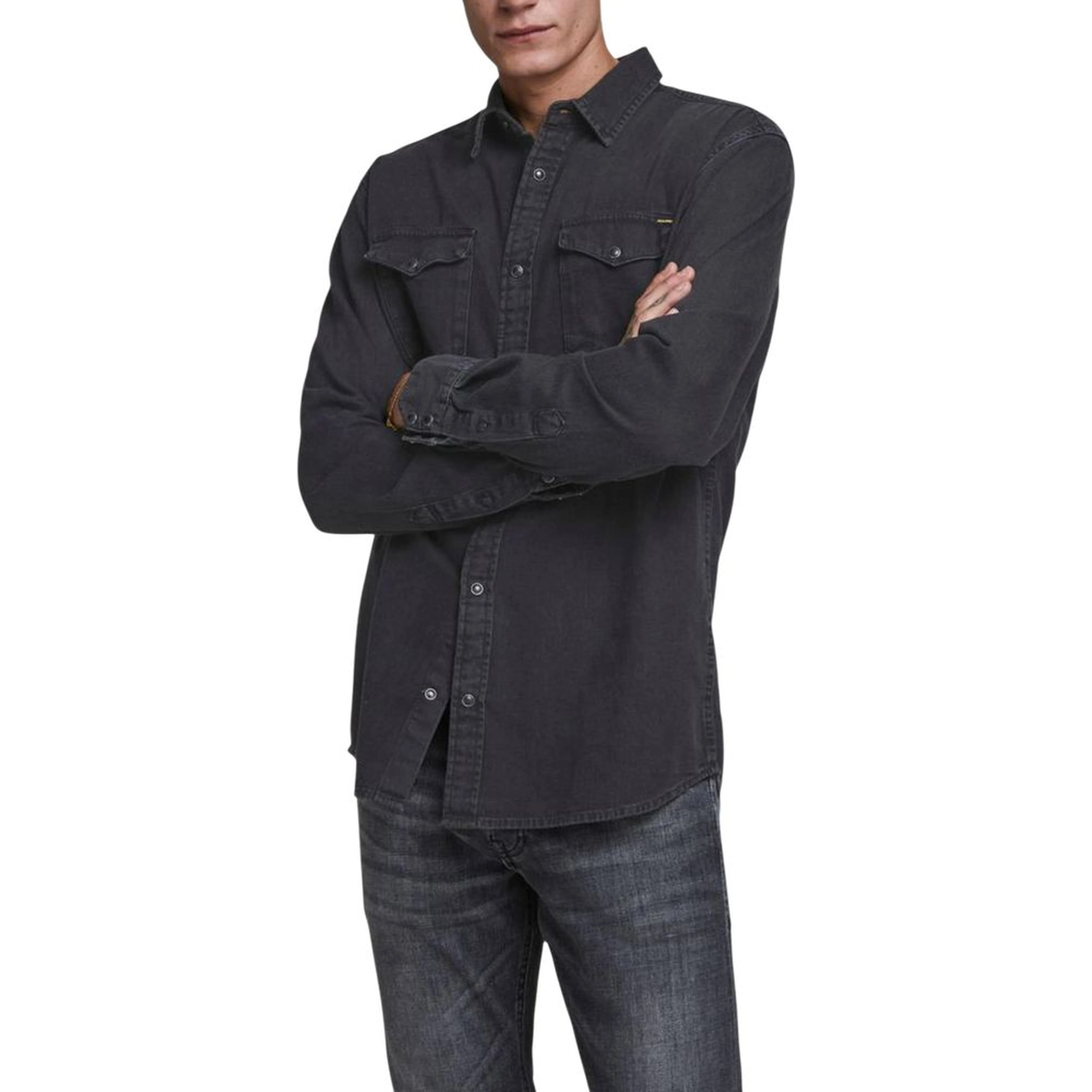 Black Denim Shirt