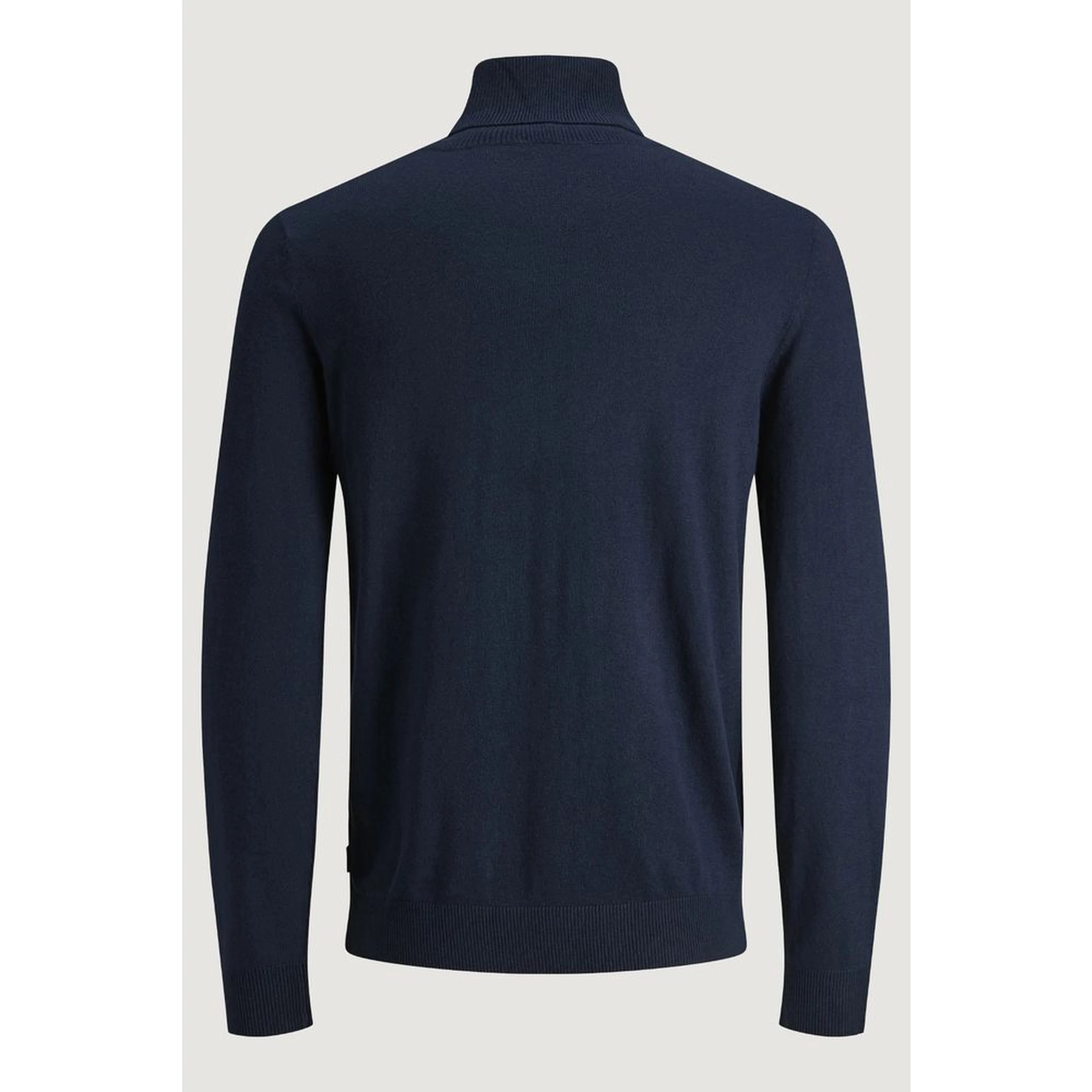 Blue Cotton Turtleneck