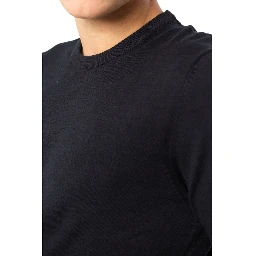 Black Cotton Sweatshirt
