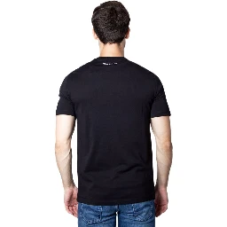 Black Cotton T-Shirt