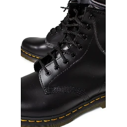 Black Leather Athletic Sneakers