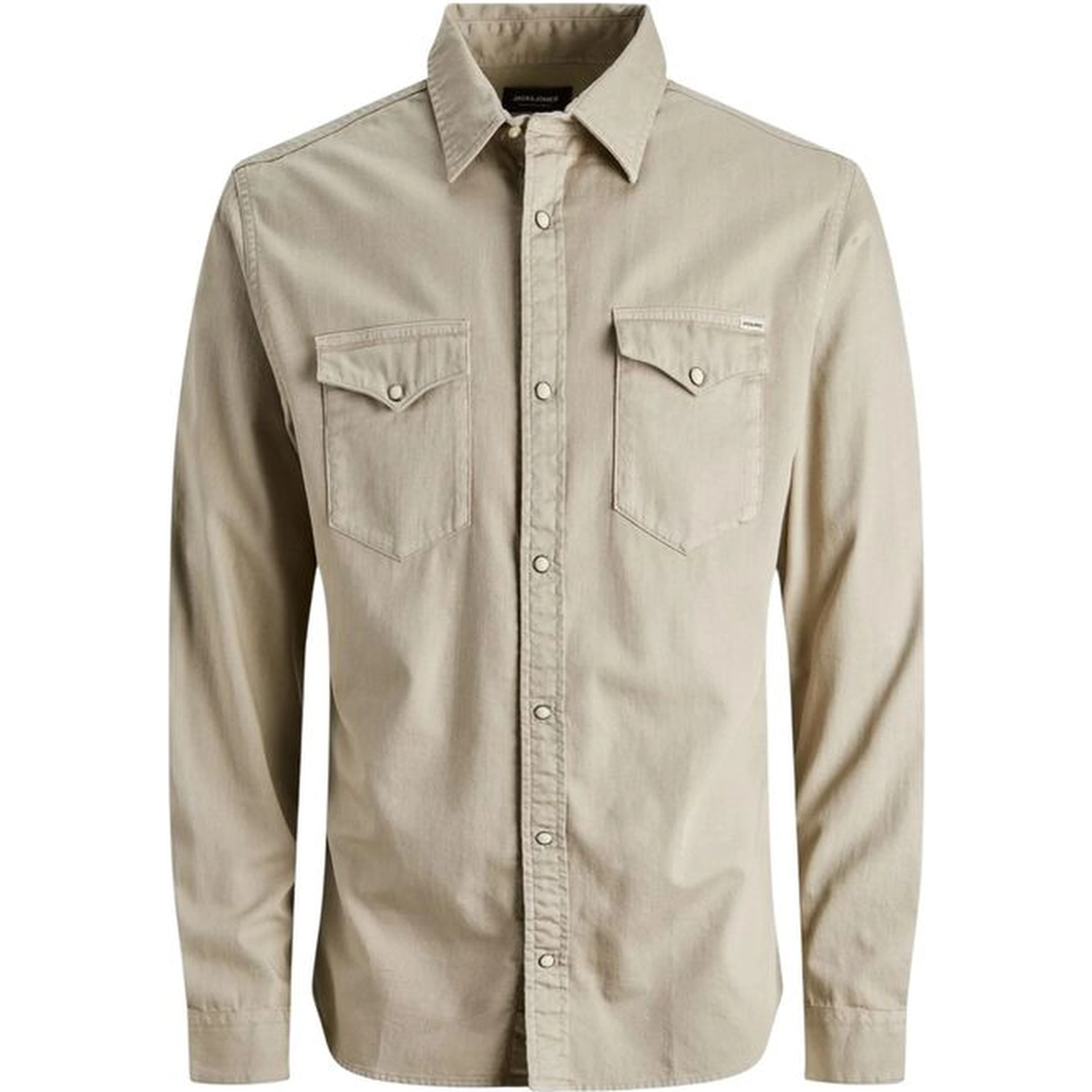 Beige Denim Shirt