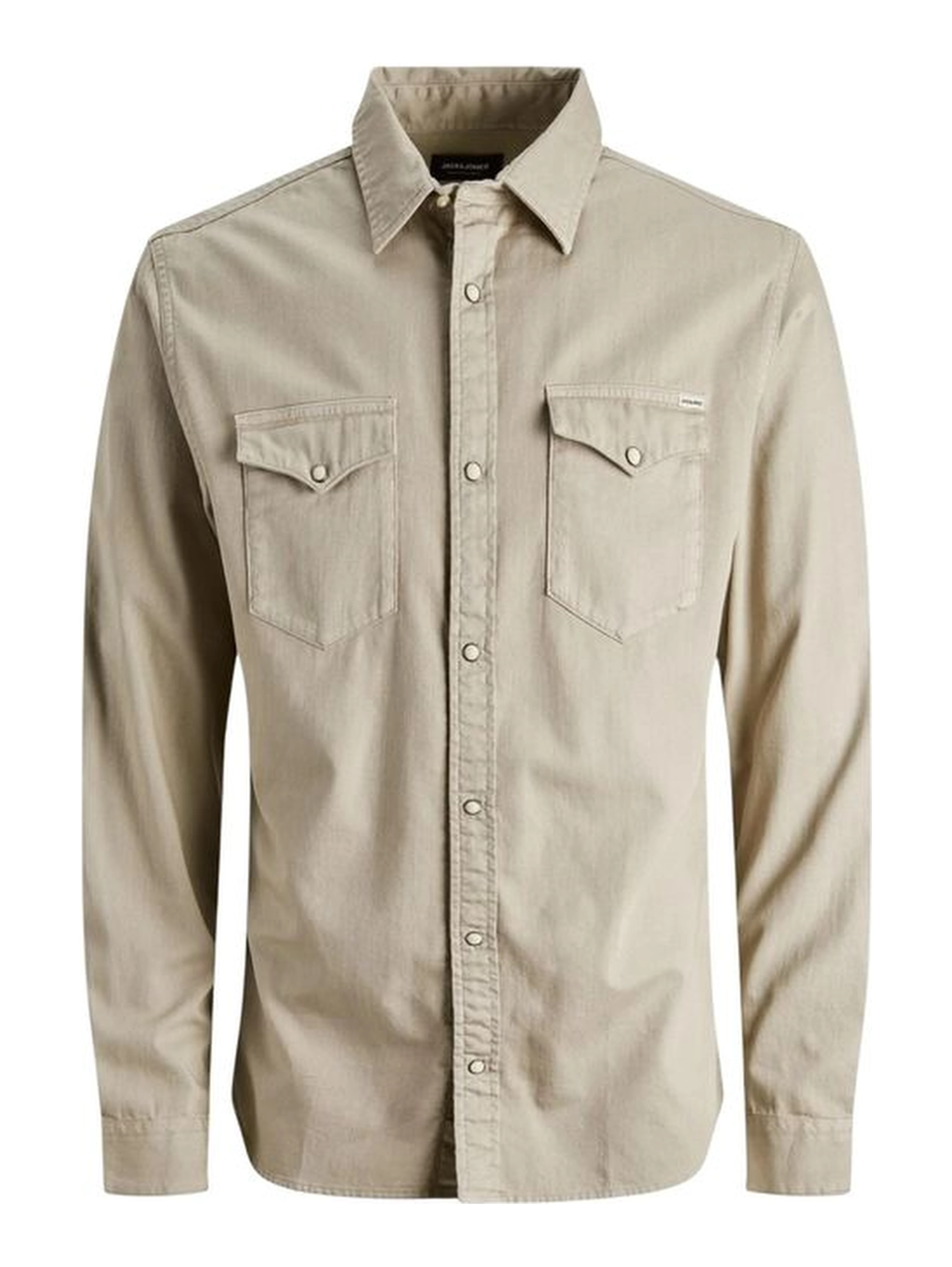 Beige Denim Shirt