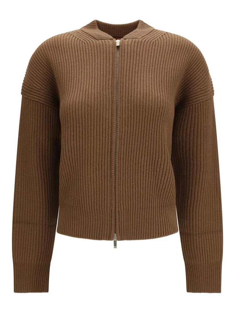 Brown Wool Oves Aries Cardigan