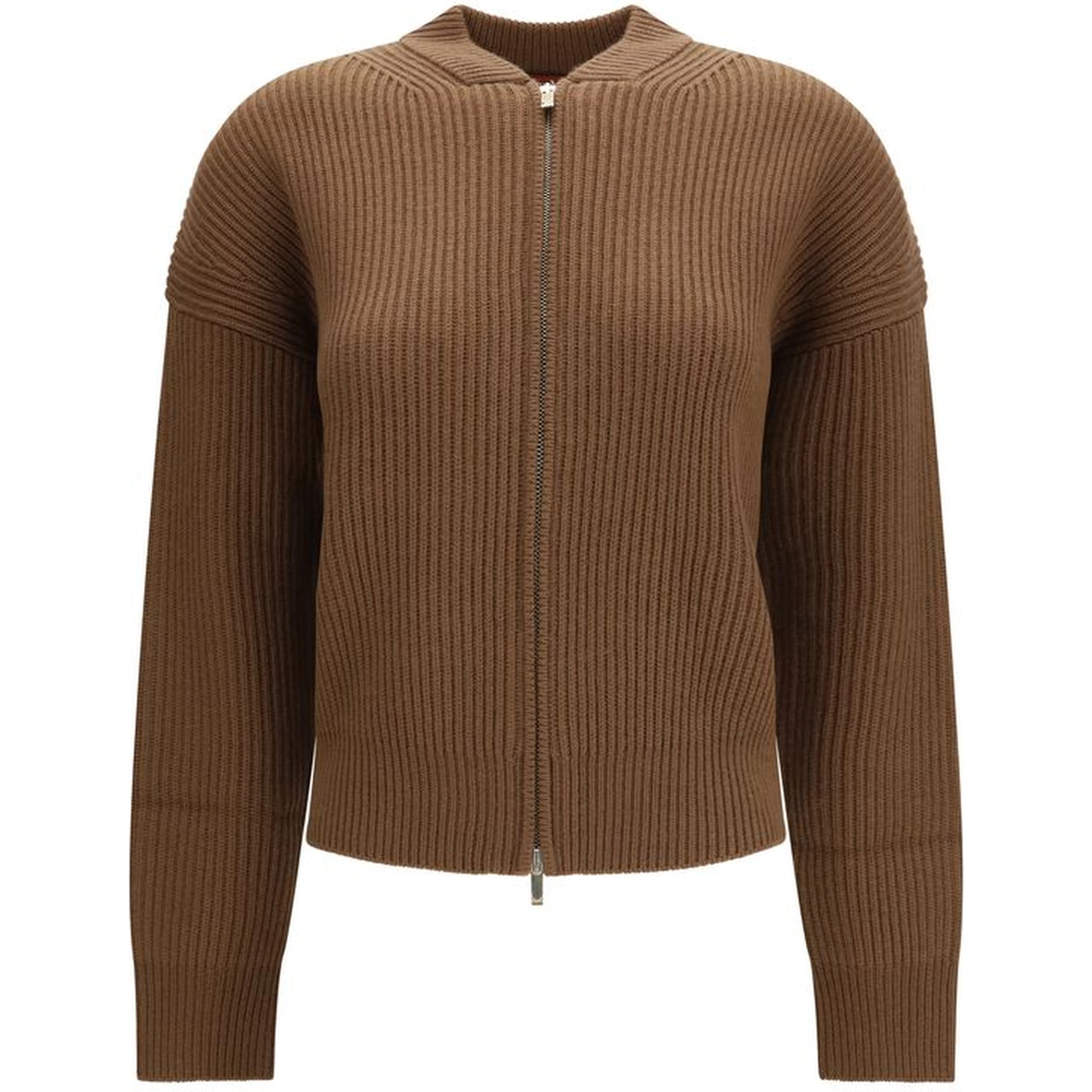 Brown Wool Oves Aries Cardigan