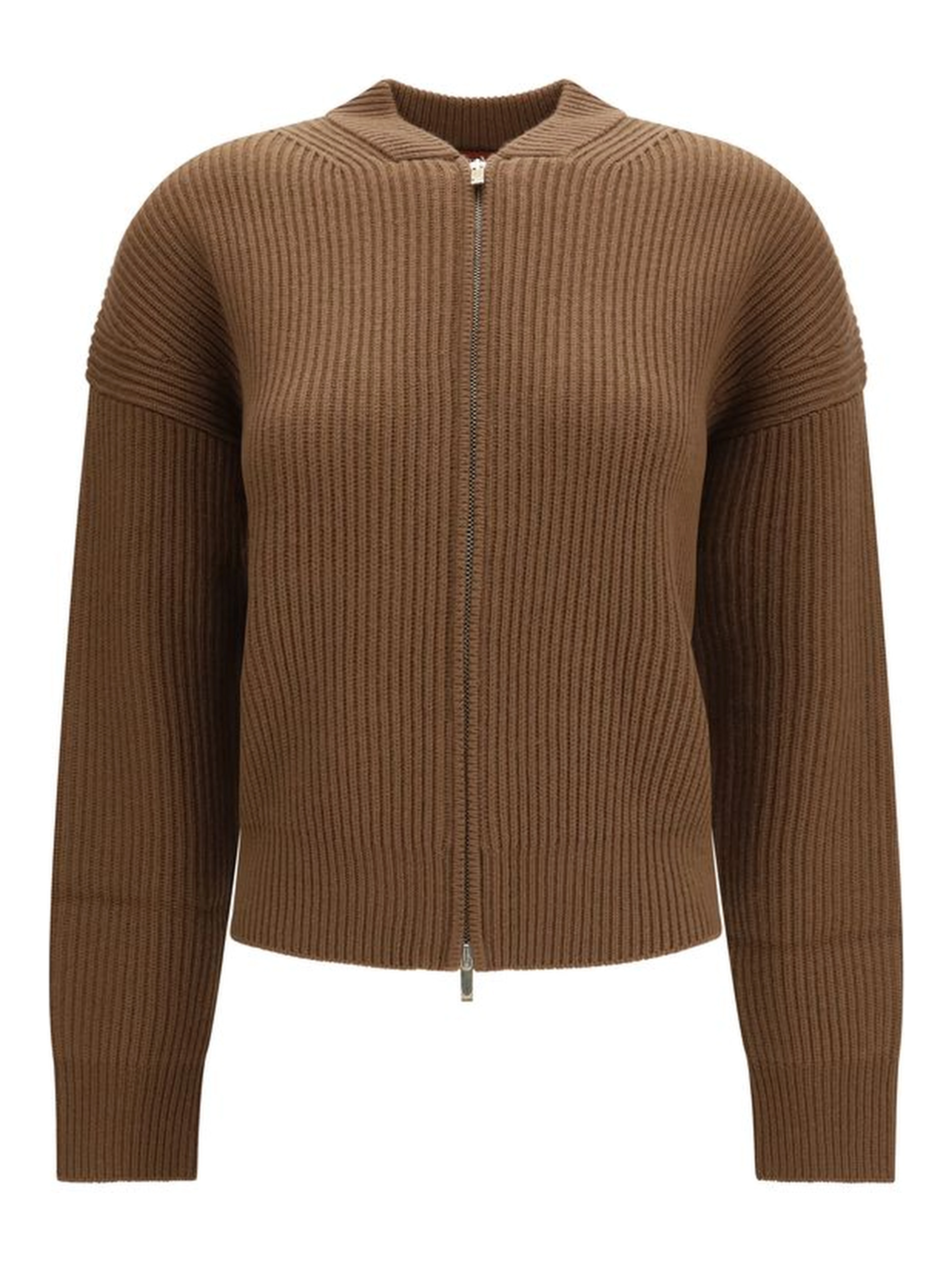 Brown Wool Oves Aries Cardigan