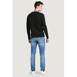 Black Cotton Sweatshirt