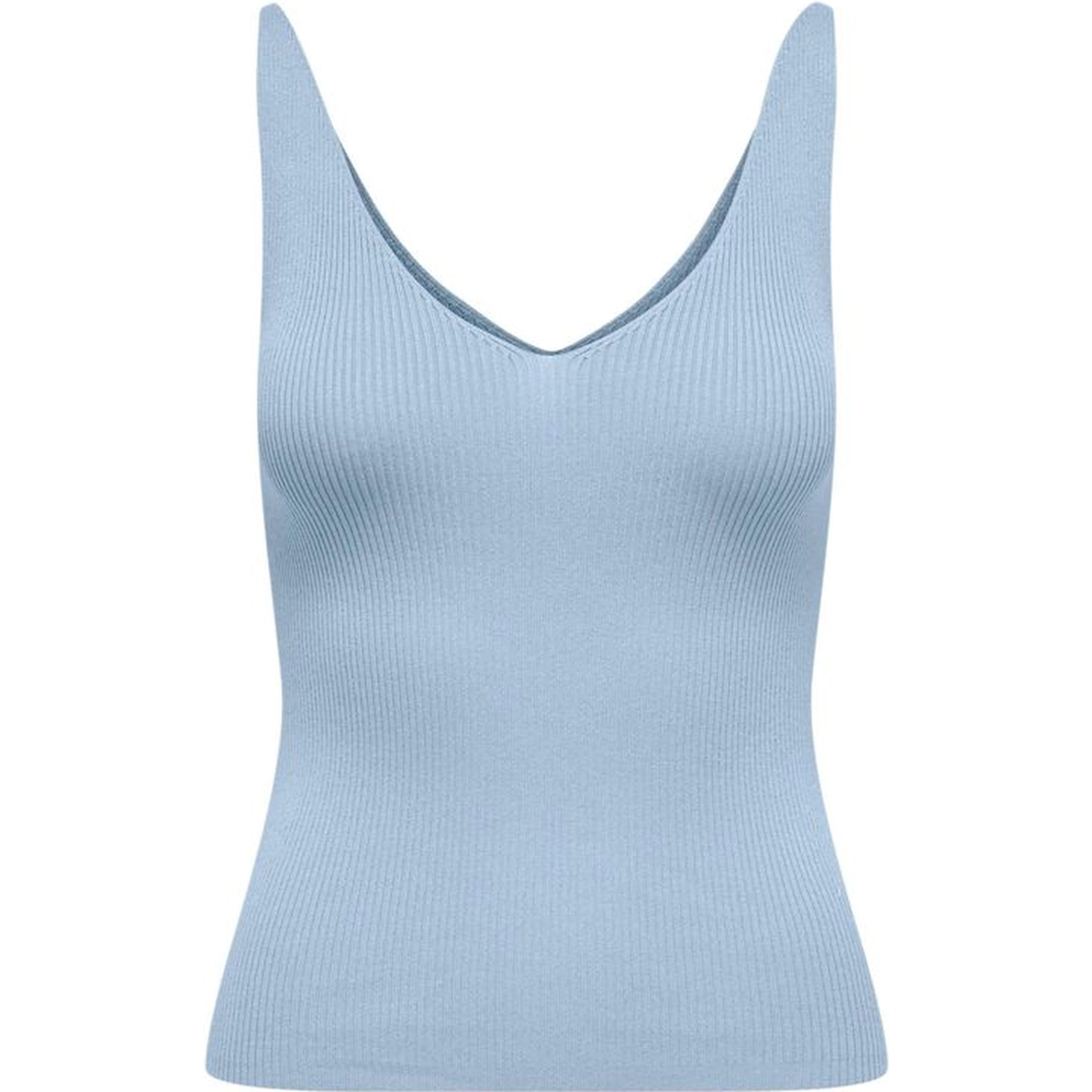 Blue Viscose Tank Tops