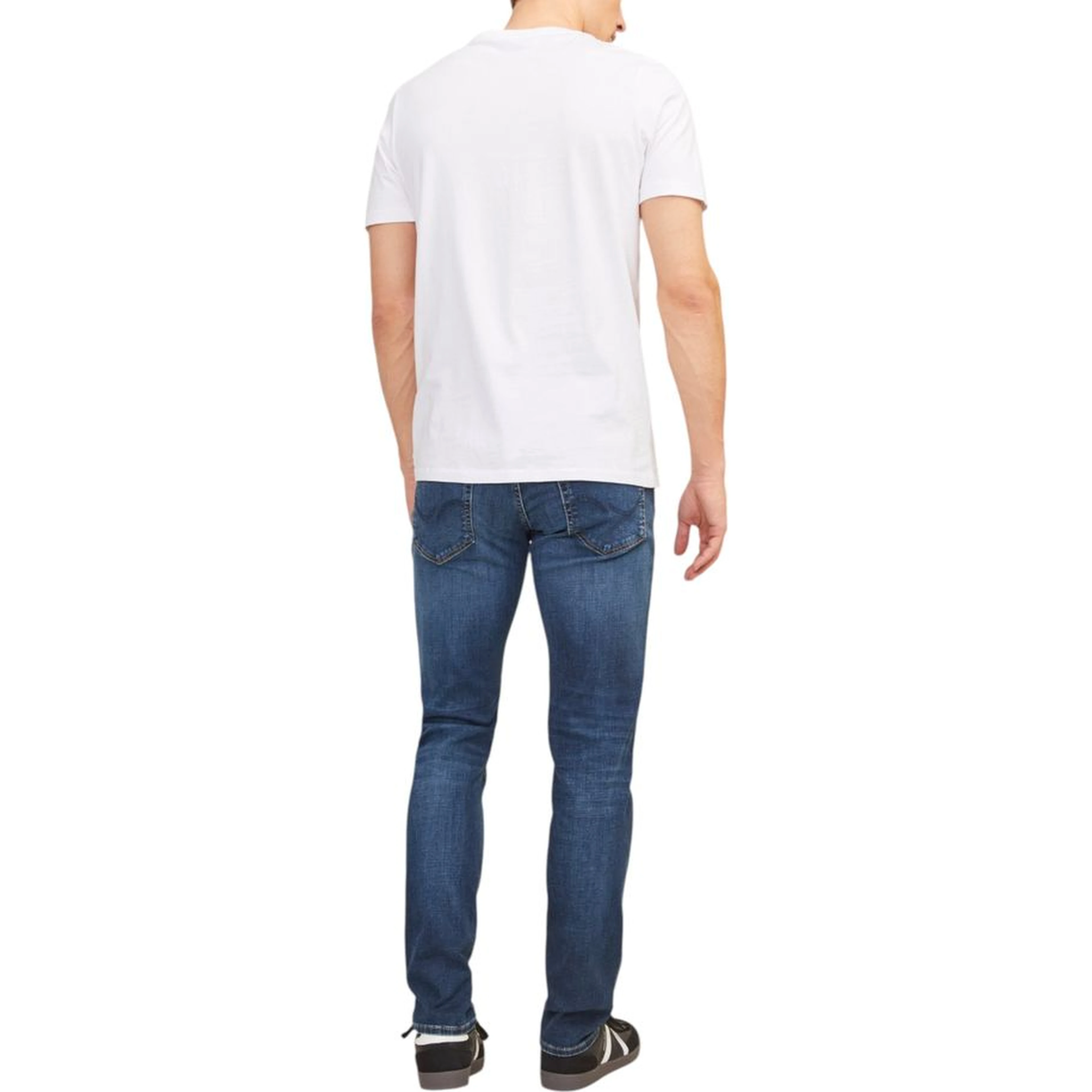 Blue Cotton Skinny Jeans