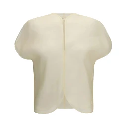 Beige Silk Shirt