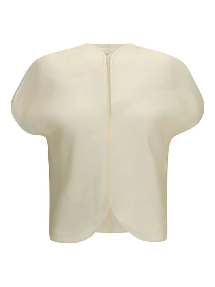 Beige Silk Shirt