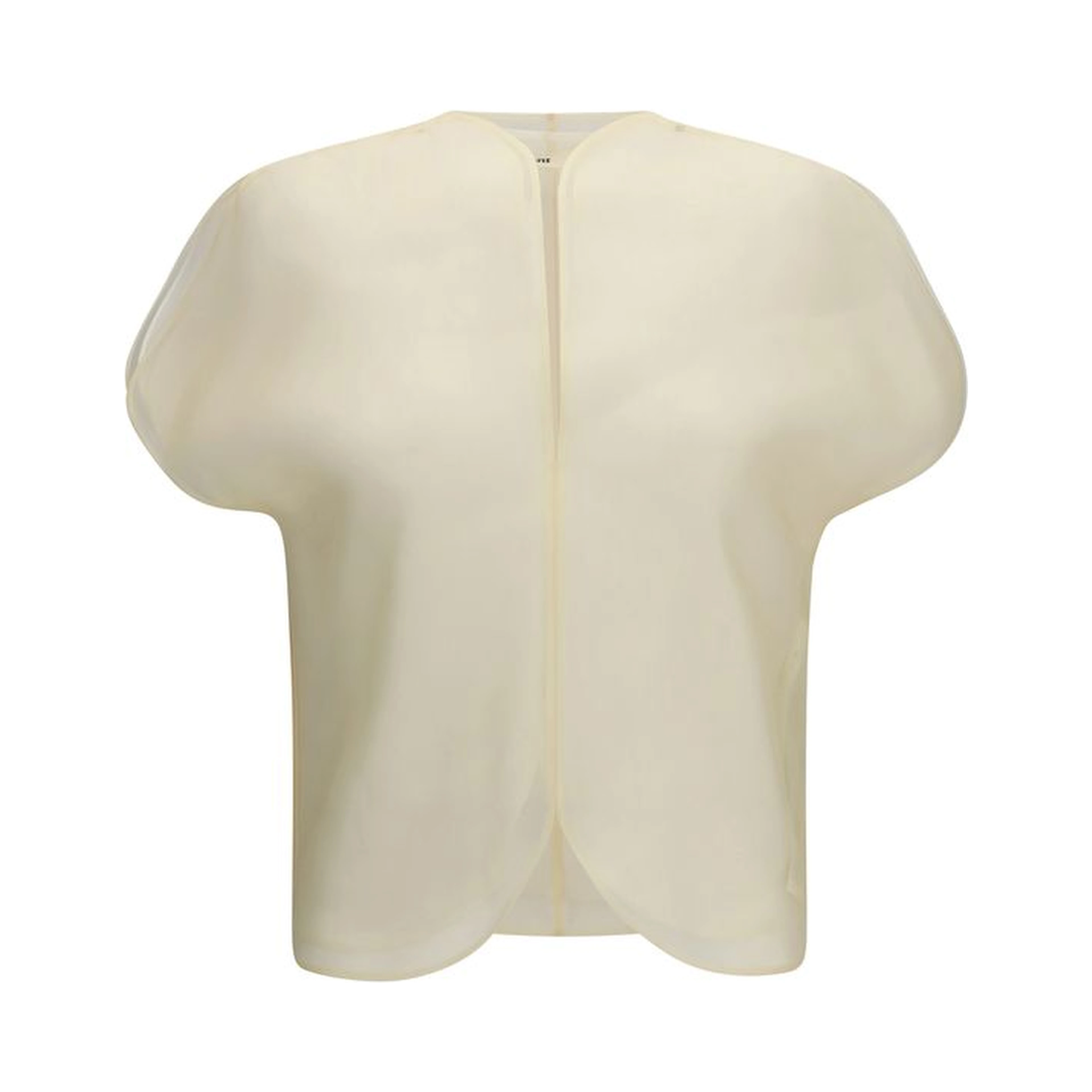 Beige Silk Shirt